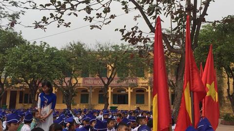 Một số hình ảnh về lễ mít tinh chào mừng kỉ niệm 38 năm ngày Nhà Giáo Việt Nam 20/11